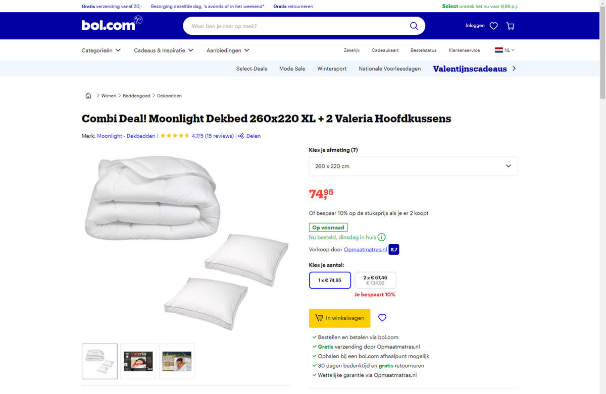 uitbreiden aanvulling Verval Bol A/B Tests A Bigger Add-To-Cart Button That Is Rejected | GoodUI