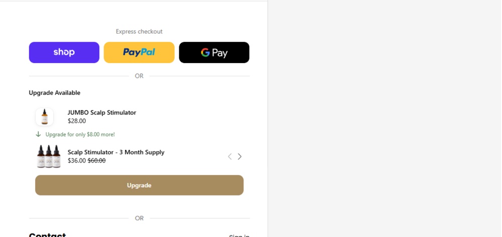Complementary Upsell - Variant B