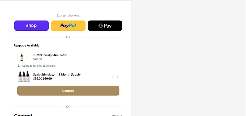 Complementary Upsell - Variant B