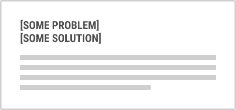 Problem-Solution Headline (Variant B)