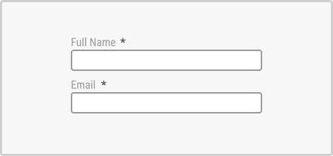 Required Field Labels (Variant B)