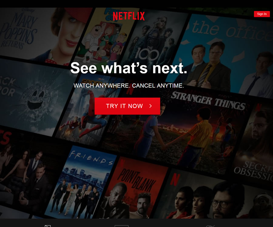 Netflix A/B Tests And Rejects Secondary Sign-in And Sign-up Calls To ...