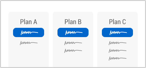 Pricing Comparison Table (Variant A)