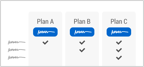 Pricing Comparison Table (Variant B)