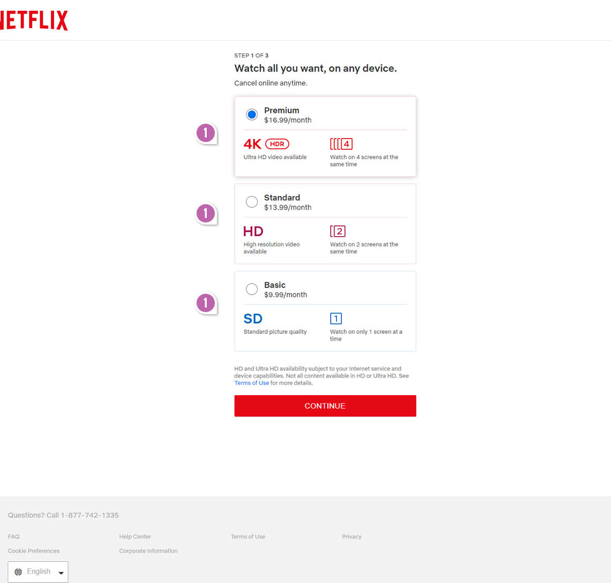 Netflix Keeps Its Older Price Comparison Table And Rejects Their New