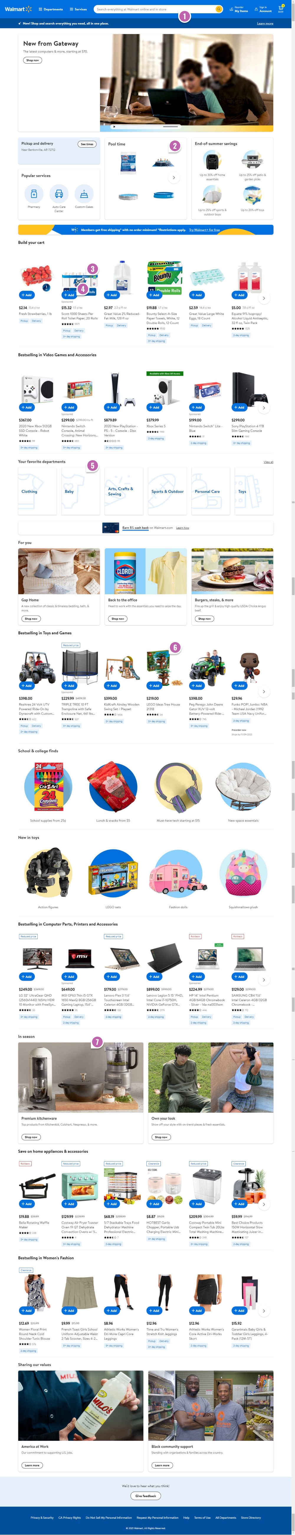 Walmart A/B Tested This Winning Homepage